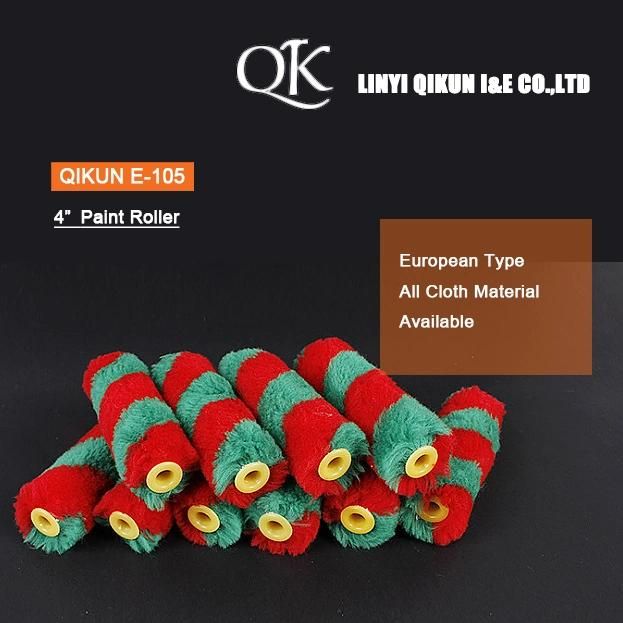 E-101 Orange Color European Type Flocking Foam Roller