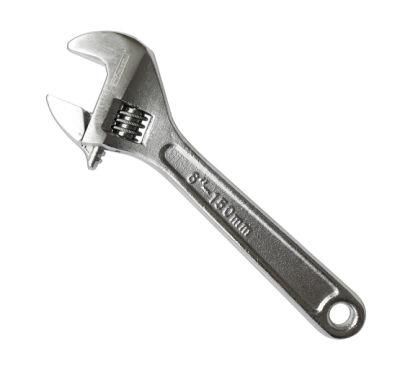Superior Spanners 6&quot; Drop Forged Steel Chrome Plated Adjustable Wrench