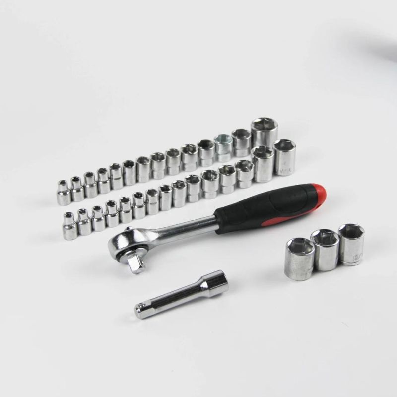 Adjustable Ratchet Socket Set Carbon Steel Hand Tool Ratchet Wrench