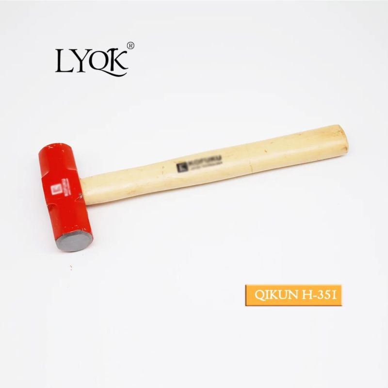 H-302 Construction Hardware Hand Tools Hard Wood Handle Ball Pein Hammer