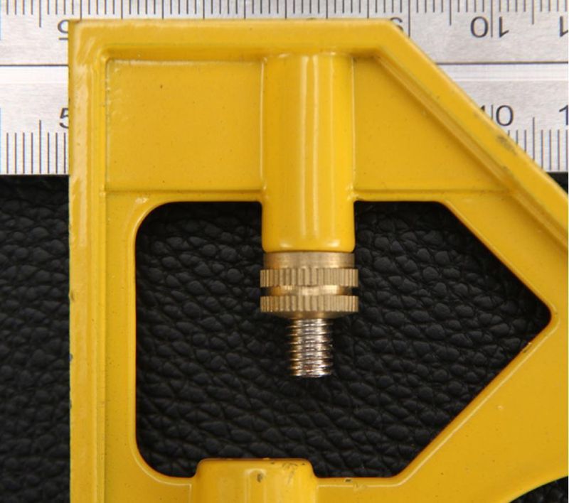 Horizontal Movable Square Aluminum Alloy 45 Degree Right Angle Ruler
