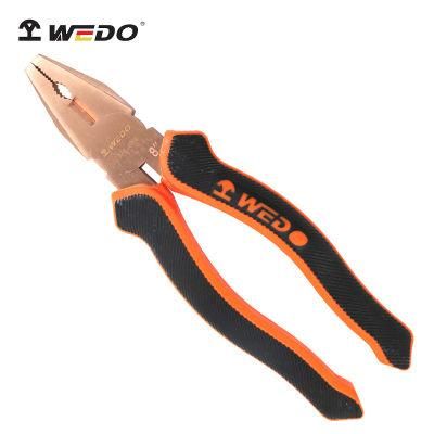 WEDO Beryllium Copper Pliers High Quality Non-Sparking Lineman&prime; S Pliers Wire Stripper, Bam &amp; FM Certificate