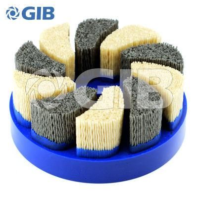 80 mm Turbine Style Ceramic Abrasive Disc Brush for Deburring