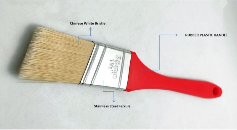 Wholesale High Quality Rubber and Plastic Handle Painting Brush