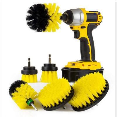 Electric Cleaning Brush 6-Piece Set Electric Drill Brush Head Set Floor and Wall Descaling and Polishing Cleaning Brush Head