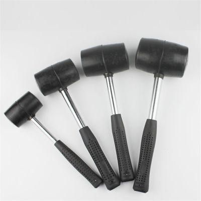 Rubber Hammer Mallet with Steel Handle 24oz