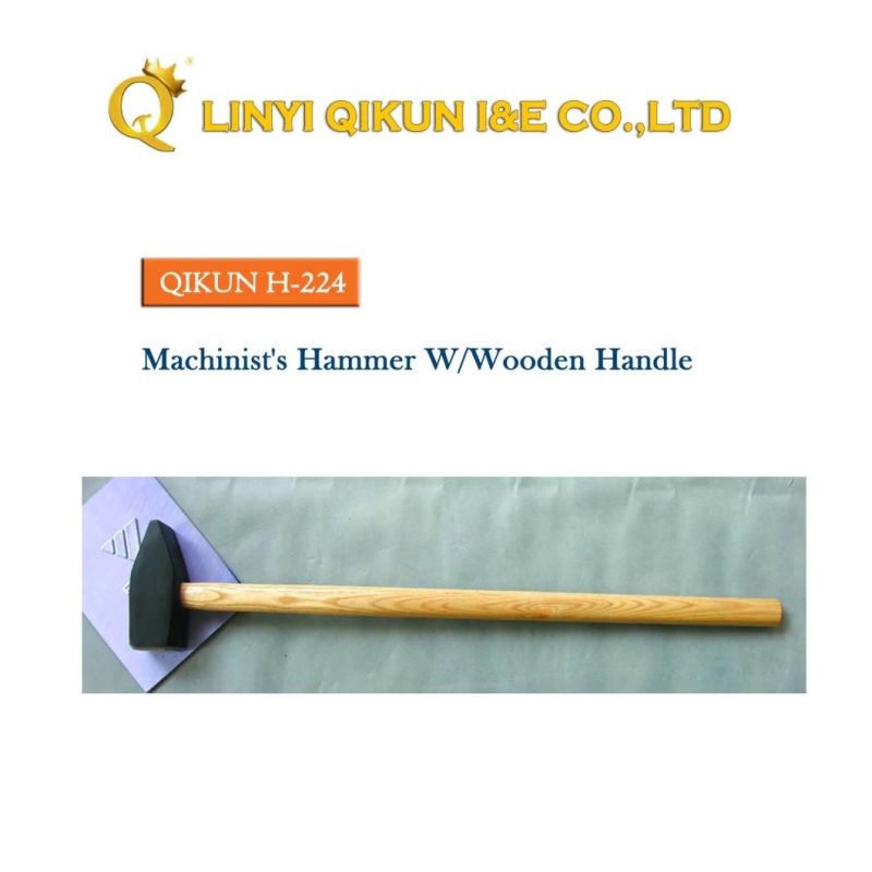 H-223 Construction Hardware Hand Tools Fiberglass Handle German Type Machinist′s Hammer