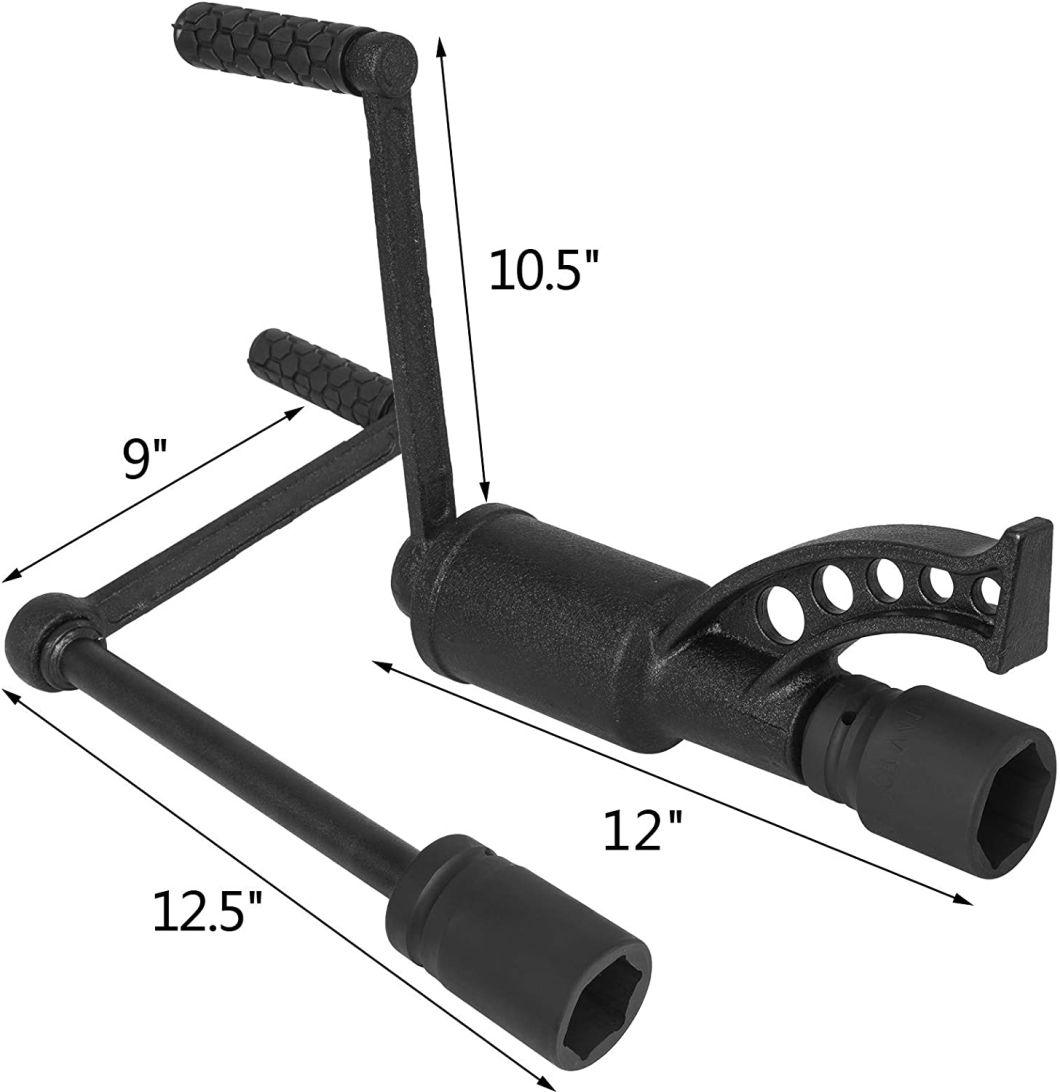 Torque Multiplier Wrench -Torque Multiplier 1 Inch Drive Lug Nut Wrench Torque Amplifier Lug Nut Remover (48160172)