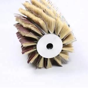 Sandpaper Sisal Polishing Roller Brush Sanding Brush for Wood Surface Polishing