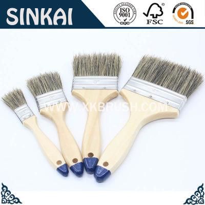 Chile Wooden Handle White&Black Bristle Paint/Painting Brush