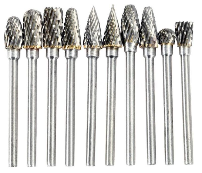 K Style 90degree Cone Shape Single/Double Cut Carbide Burr