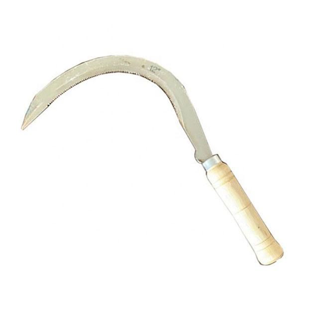 Wooden Handle Big Curved Sickle 8 "10" 12 "14" 16"