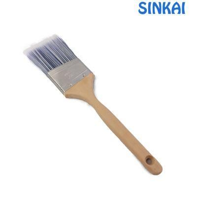 Cheap and High Quality Filament Hair Plastic Handle Wholesale Angular Sash Brushes