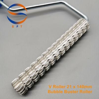 Customized Aluminium Bubble Bust Rollers Hand Tools for Gfrc