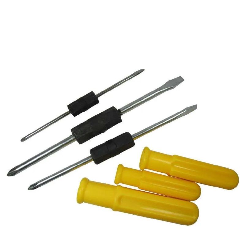 Double-Use High Quality Screwdriver with Plastic Handle