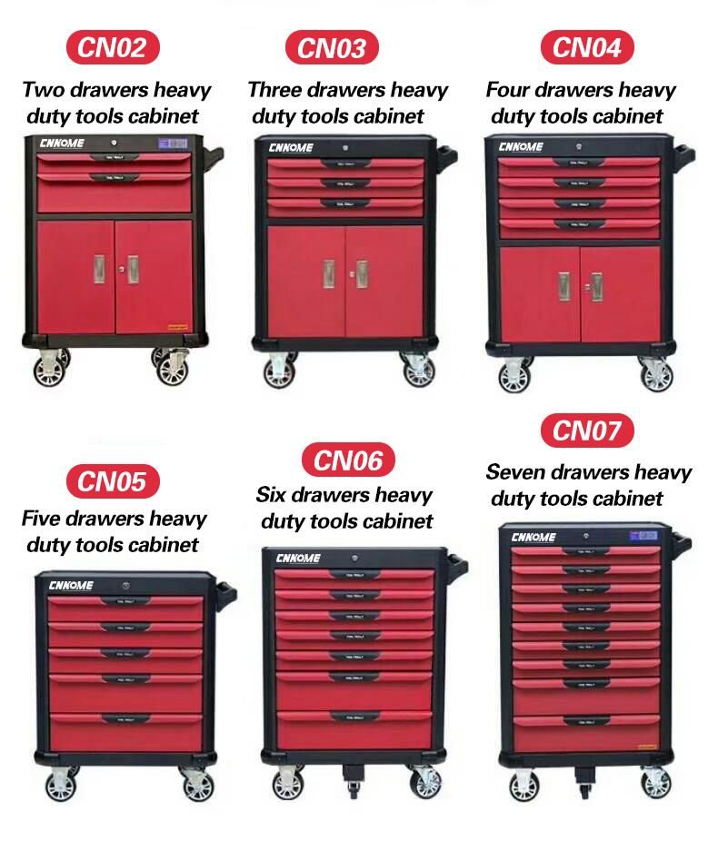 Storage Five Drawers Heavy Duty Tools Cabinet Trolly Tools Box Power Tools