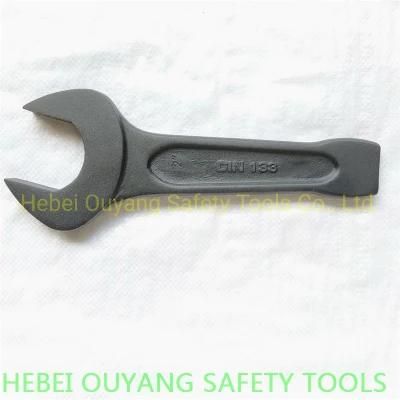 Open End Striking Spanner Wrench 2&quot;, DIN 133, Punch Forged
