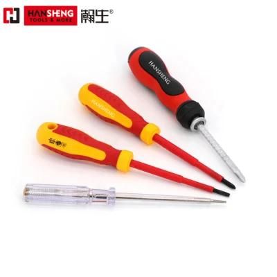 Professional VDE Screwdriver, Hand Tool, Hardware Tools, Made of S2, VDE Screwdriver, Professional Screwdriver, Regular Size, Screwdriver Cross