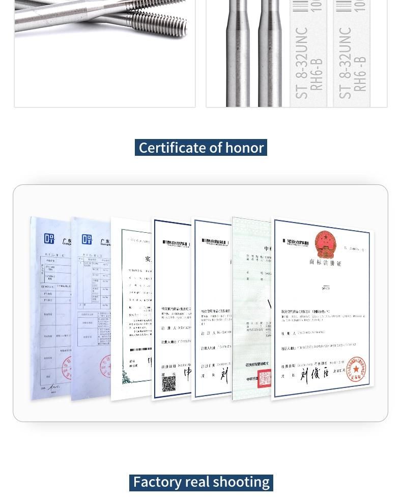 St Unc8-32 Hsse-M42 JIS Insert Forming Taps St Unc Unf 4-40 6-32 8-32 10-32 1/4-20 Machine Thread Screw Tap