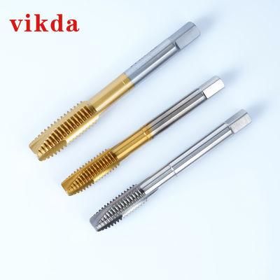 Vikda HSS Machine Tap Cobalt Machine Cutting Tool Hsse Gun Pointed Tap