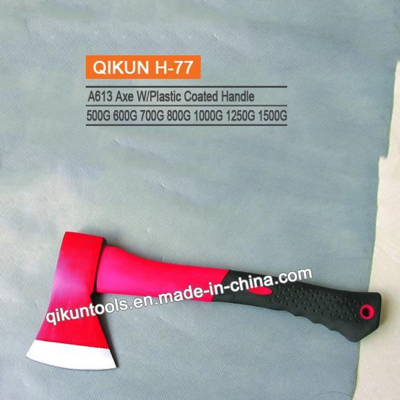 J-81 Construction Hardware Hand Tools Red Color Plastic Sprayed Splitting Maul Axe Head