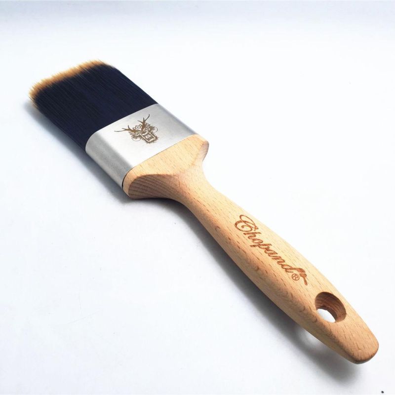 Wood Handle Paint Roller Brush, Professional Oil Paint Brushes