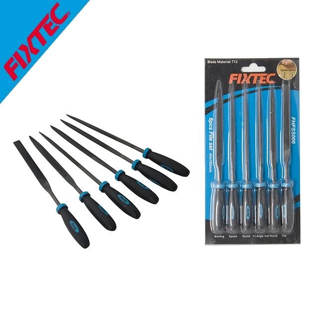 Fixtec 6" 6PCS File Set with T12 Blade Materia