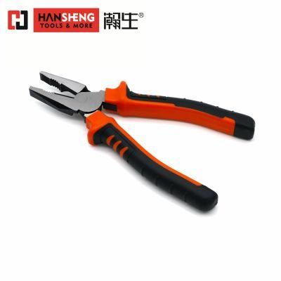 Professional Combination Pliers, Side Cutting Pliers, Hand Tool, Tools, Made of Cr-V, with TPR Handles, High Leverage Pliers, Labor-Saving Pliers