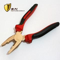 150mm 200mm Lineman Pliers, Non Sparking and Explosion Proof, Combination Pliers, Copper Safety Hand Tool.