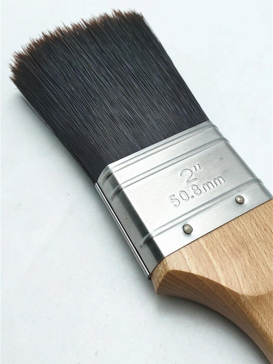 Factory Outlet Environmental Customizable Logo Wooden Handle Paint Brush