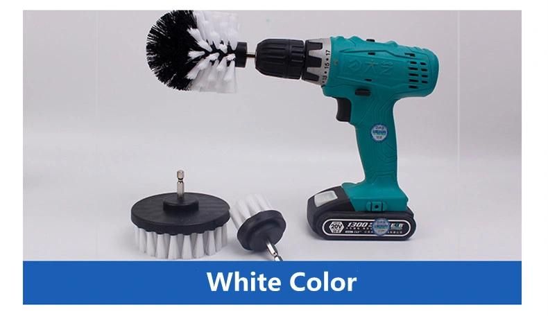 4PCS Multi-Color Electric Drill Brush Set for Floor Cleaning Tile Polising