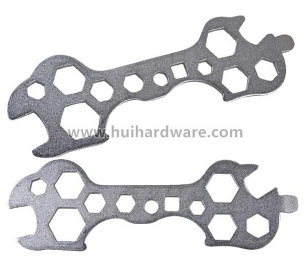 5-17mm Flat Ten in One Bicycle Repair Tools Spanner Wrench