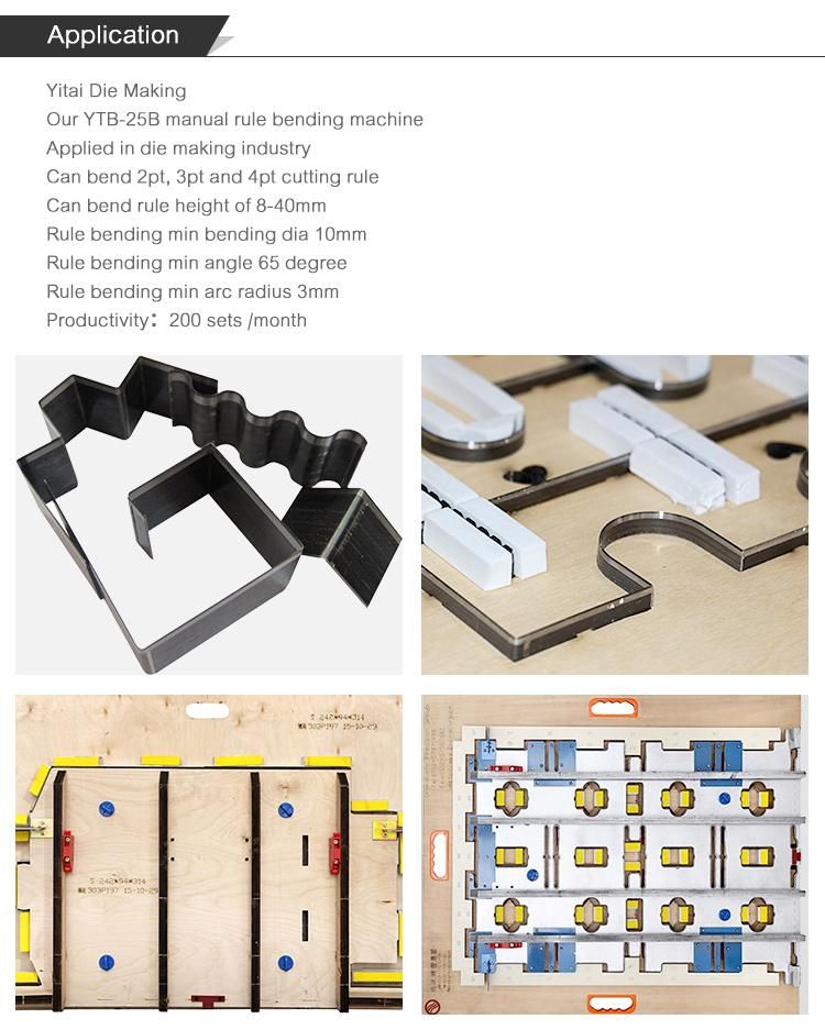 Ytb-25b Manual Steel Rule Die Bending Machine for Die Cutting