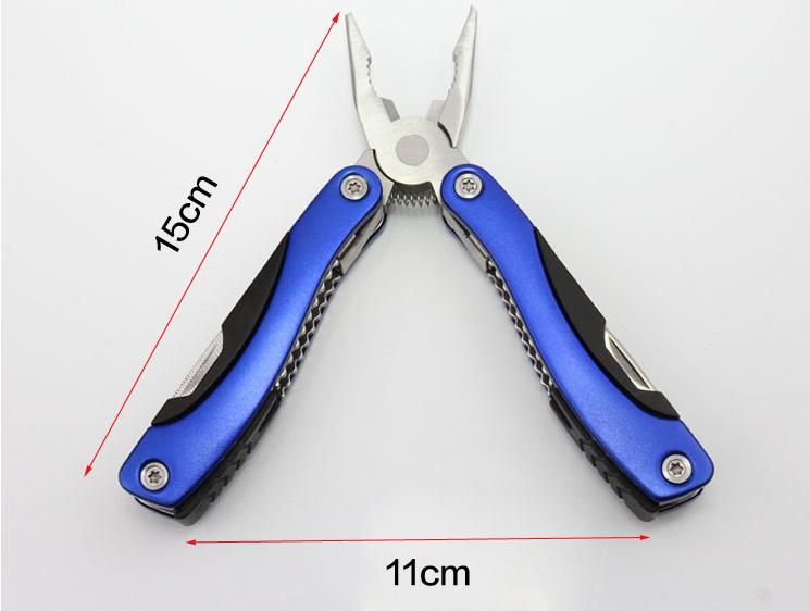 Stainless Steel Hand Tools Multi-Function Folding Pliers with Knife