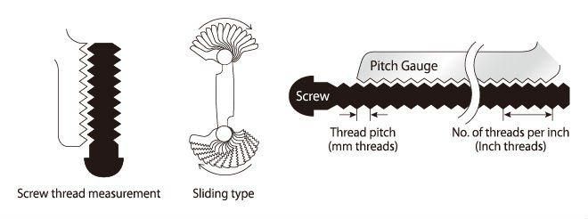 High Quality 55 Degreee Thread Angle Screw Pitch Gauge