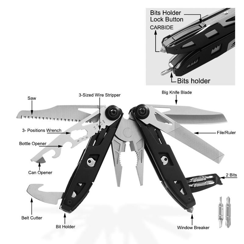 Multi Tool Ulti Functional Combination Pliers with Ruler (#8465)