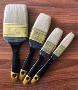 Paint Brush Pure Bristle with Pet/PP Synthetic Fiber Wood Handle