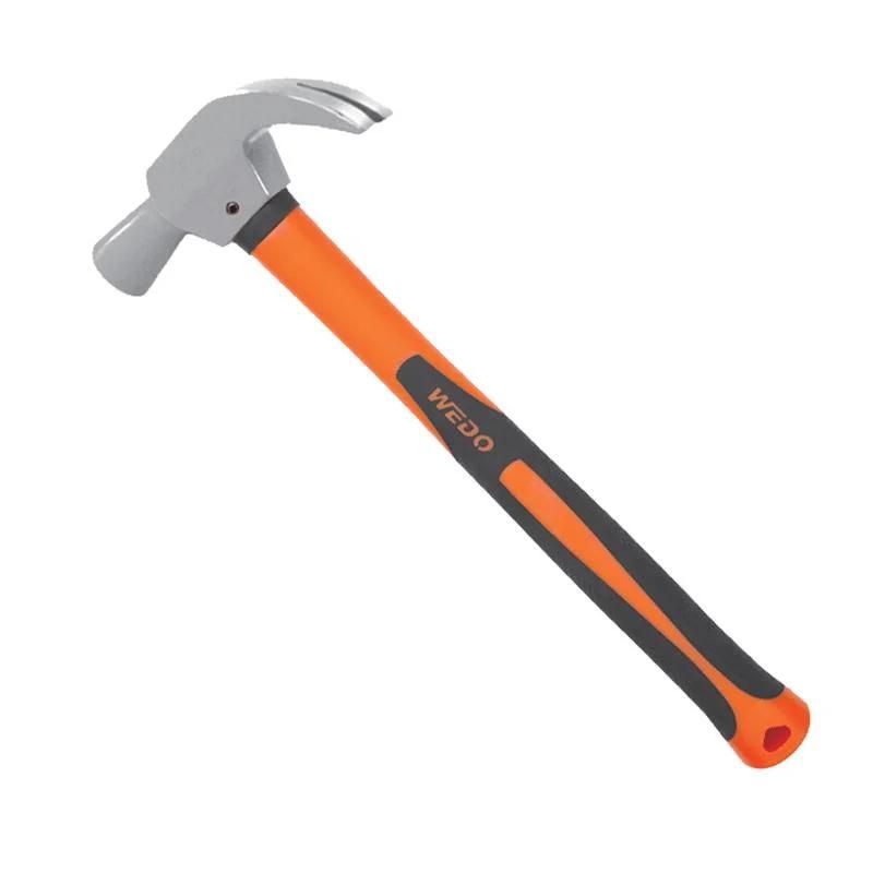 WEDO Stainless Steel Hammer Claw Hammer Corrosion Resistant Rust Proof Fiberglass Handle