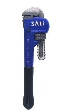 Sali Heavy Duty Pipe Wrench with Rubber Handle