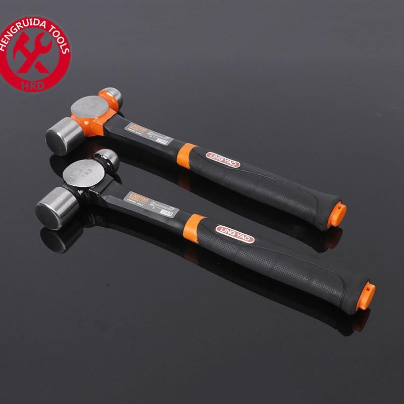 Ball Pein Hammer with 3 Colors Fiberglass Hand High Quality