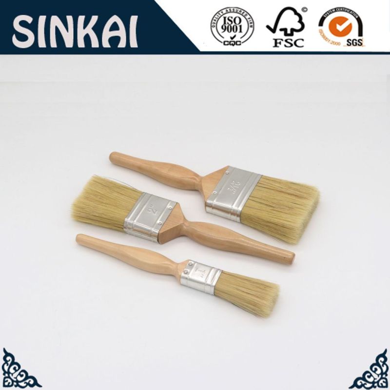 China Factory for Paint Brush with Bristle Mixture and Wooden Handle