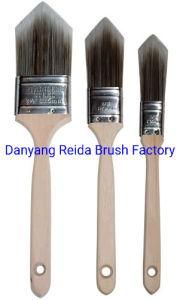 High Quality Wholesale Industrial Custom Corner 2 Inch Natural Pig Bristles Rubber Plastic Handle Wall Paint Brush