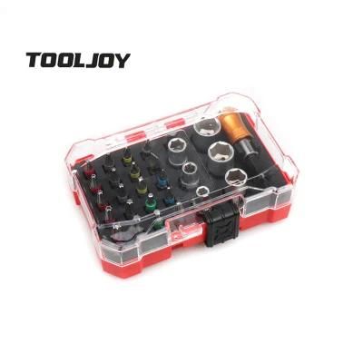 High Quality Precision 28PCS CRV Material 4mm Mini Size Socket and Screwdriver Bit Tool Set