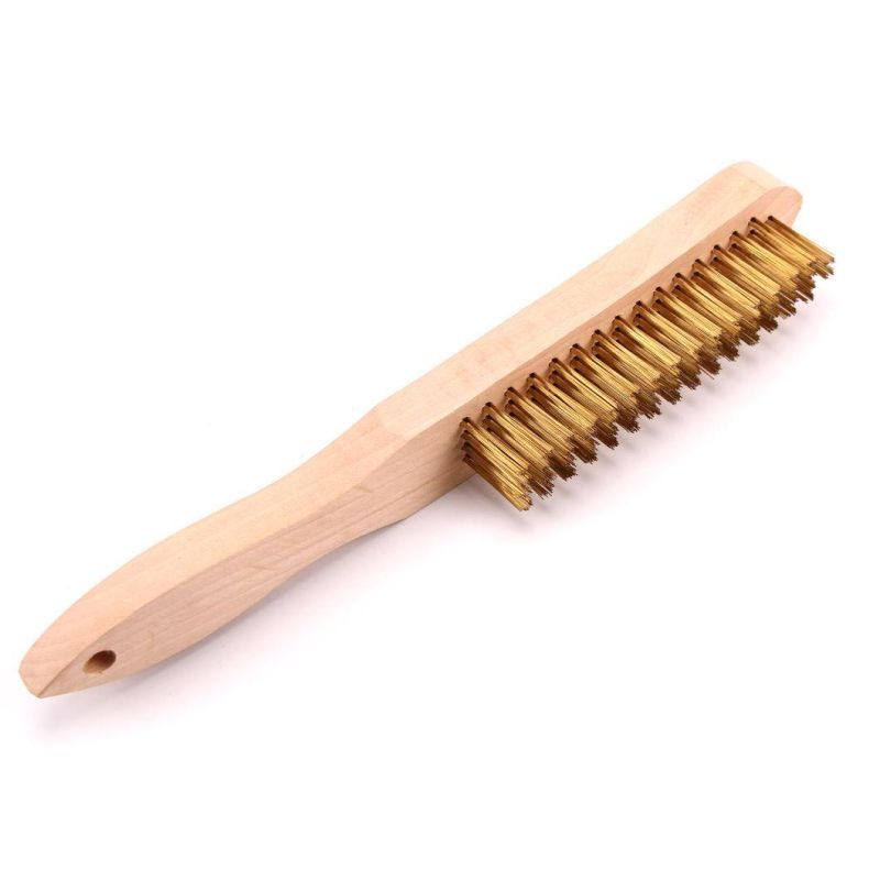 European Style Steel Wire Scratch Brush for Cleaning Rust