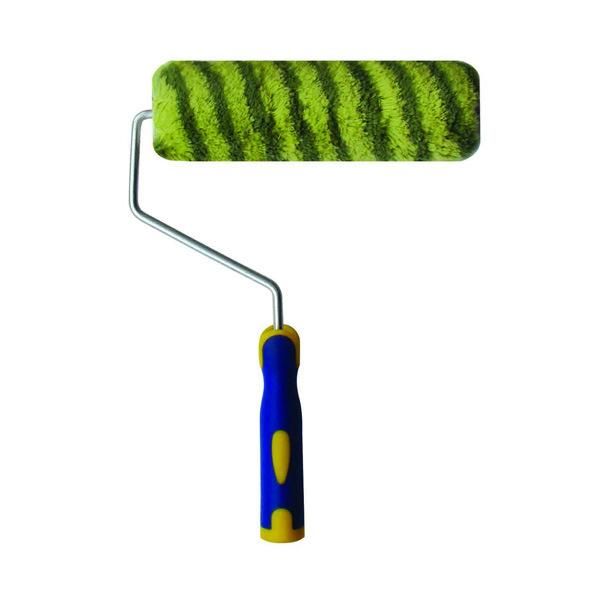 9′′ Polyester European Roller Refill Plastic Handle Paint Roller Brush