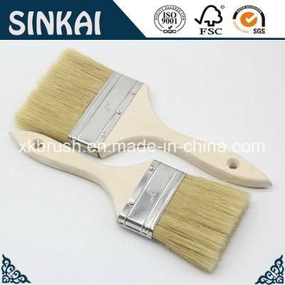 Double Thick Brushes with Hardwood Handle