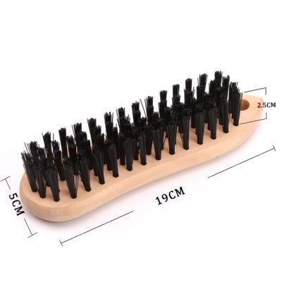 Wholesale High Quality Figure 8 Shaped Nylon Wire Brush with Wooden Handle