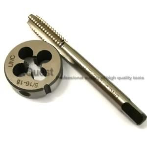 Left Hand HSS Tap and Die Set Unc1/4-20 Lh Unf1/4-28 Unc5/16-18 Unf5/16-24 Unc3/8-16 Unf3/8-24 Unc7/16-14 Unf7/16-20 Straight Fluting Tap