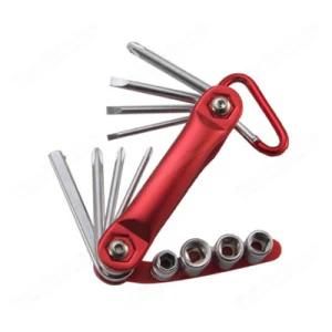 Cr-V 12PCS Folding Screwdriver Wrench with Aluminum Handle for Hand Tools