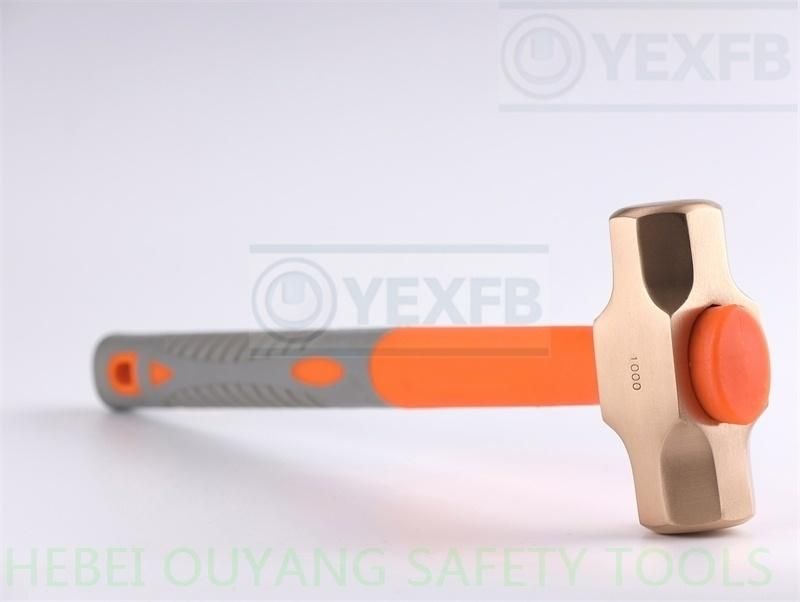 Non-Sparking Hammer Sledge Safety Tools Copper Beryllium 2500g